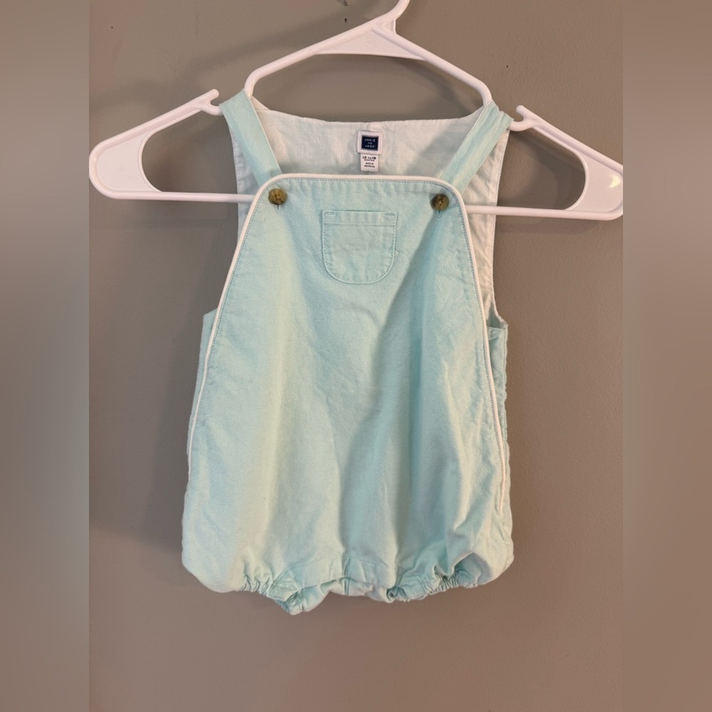 Janie and Jack Mint Green Kids One Piece 12-18 month